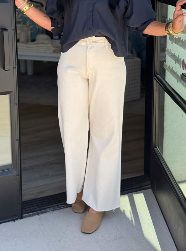 The Margot Pant- Ecru