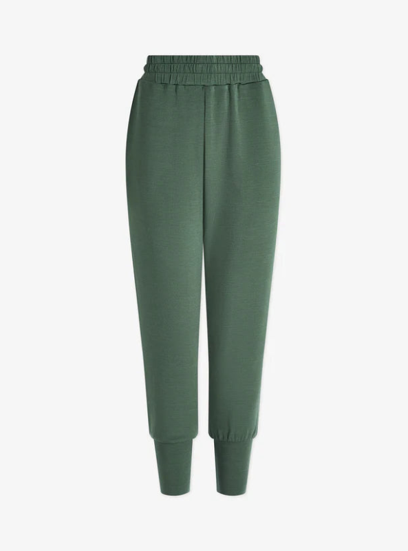 Varley- The Slim Cuff Pant 25"- Cilantro