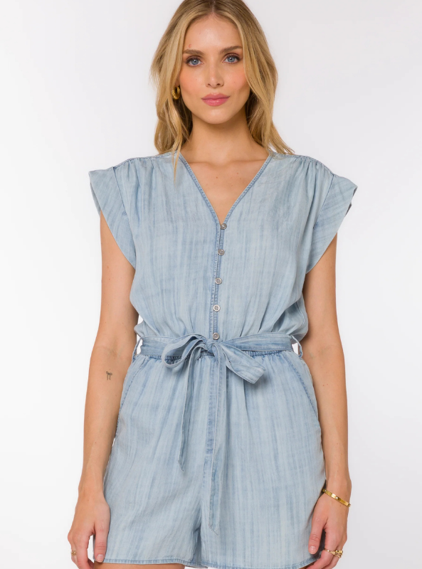 Hazel Visalia Romper - Tres Chic Boutique