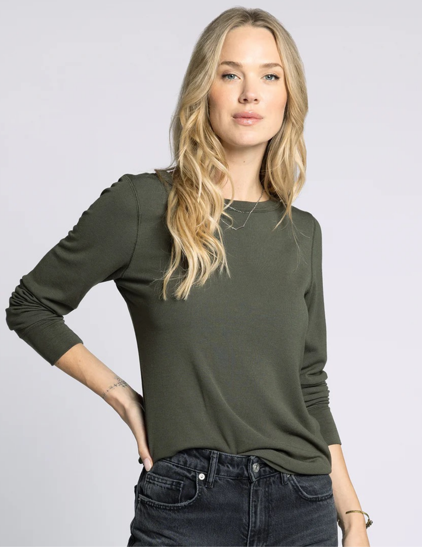 Stacy Top- Eucalyptus