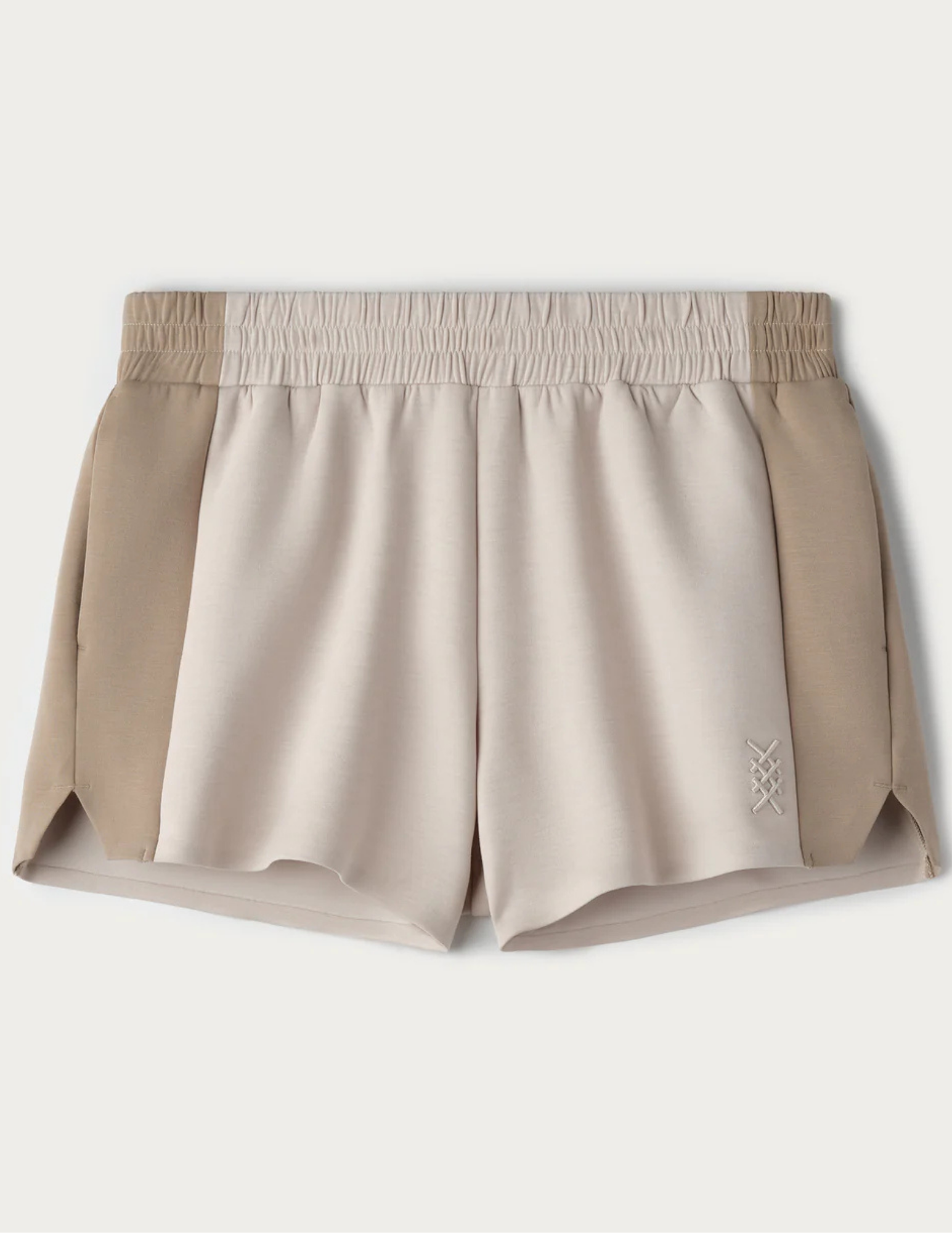 Rhone Apparel- Dreamglow Color Block Short- Beige Stone - Tres Chic Boutique
