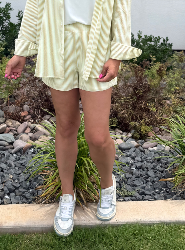Rhone Apparel Saltair Short- Citron Stripe