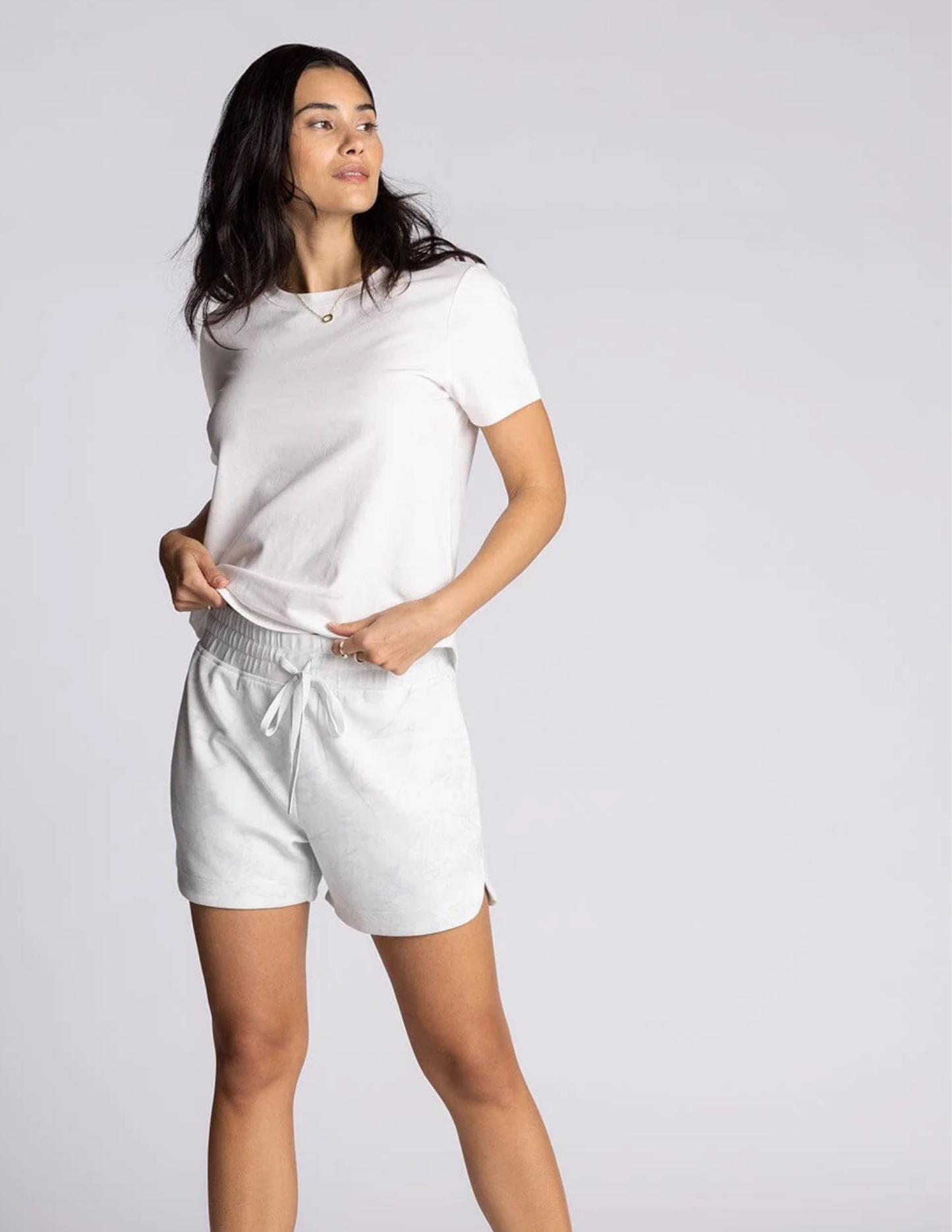 Rosie Shorts- Camo Sky Blue