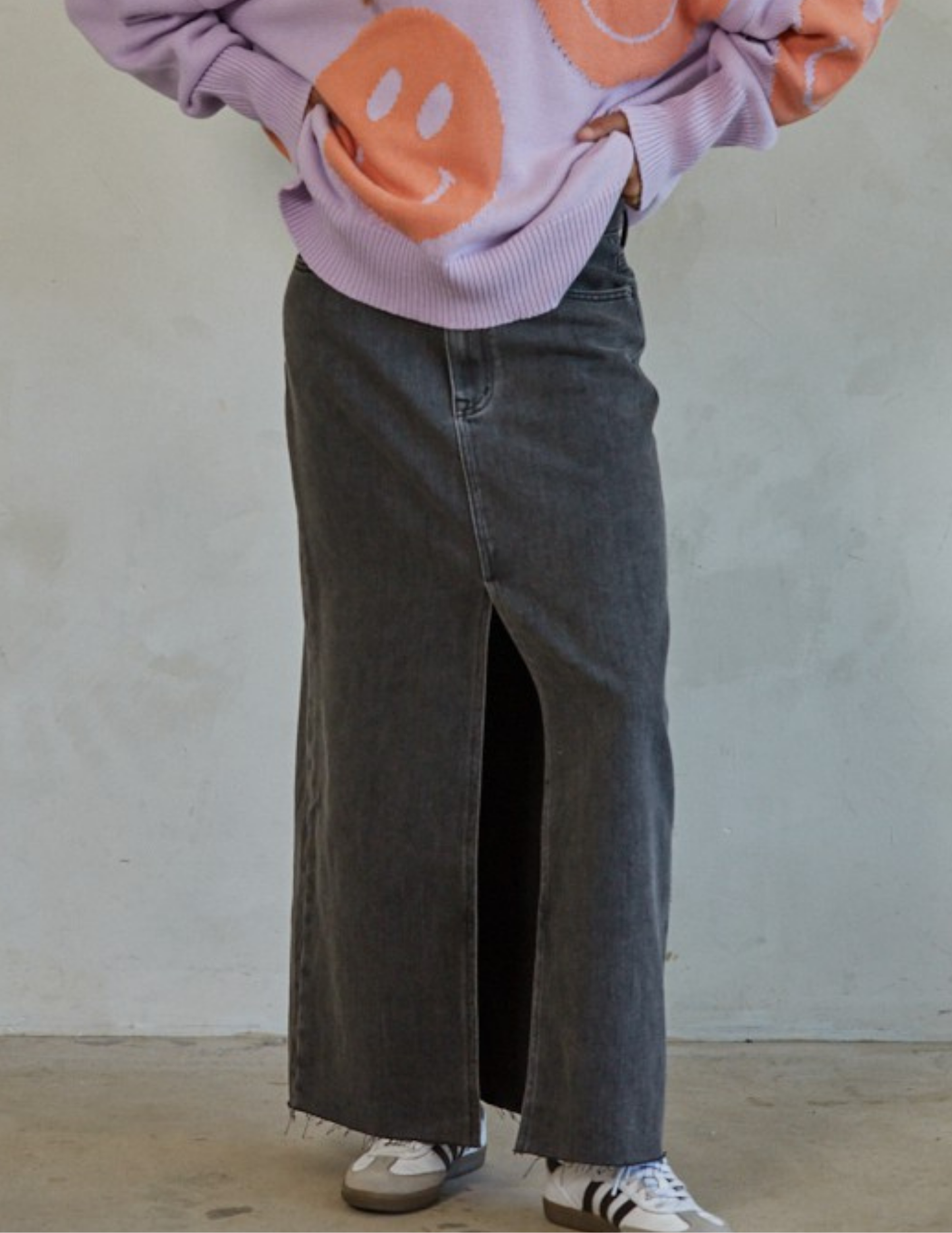 Fast Forward Skirt- Black Denim