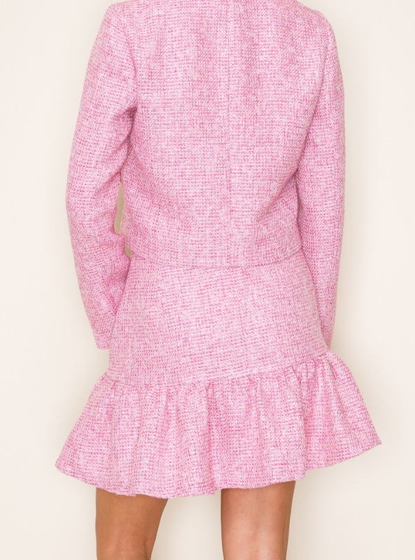 Lovely Pink Tweed Skirt