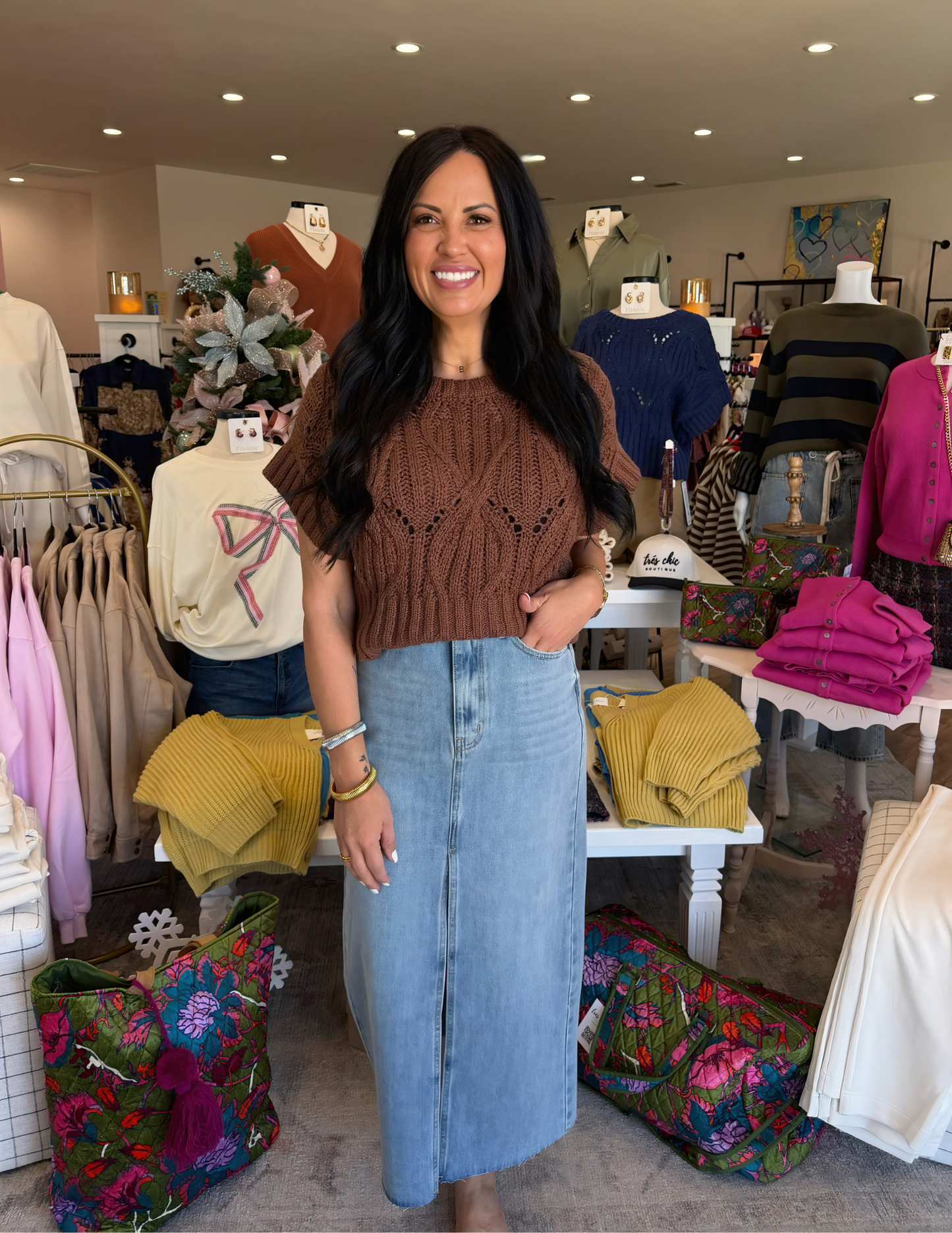 Thrill Ride Denim Skirt- Light Denim