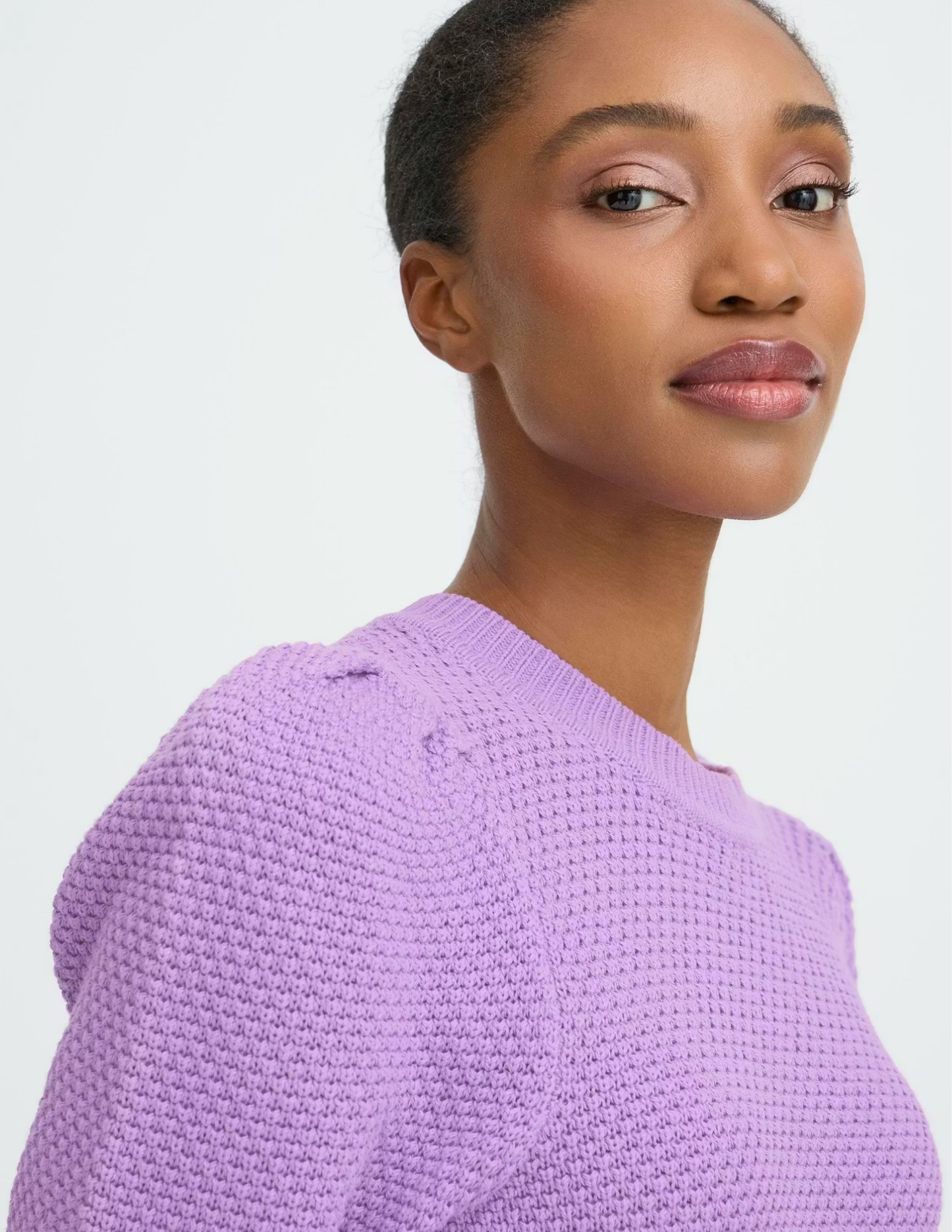 Mikala SS Sweater- English Lavender
