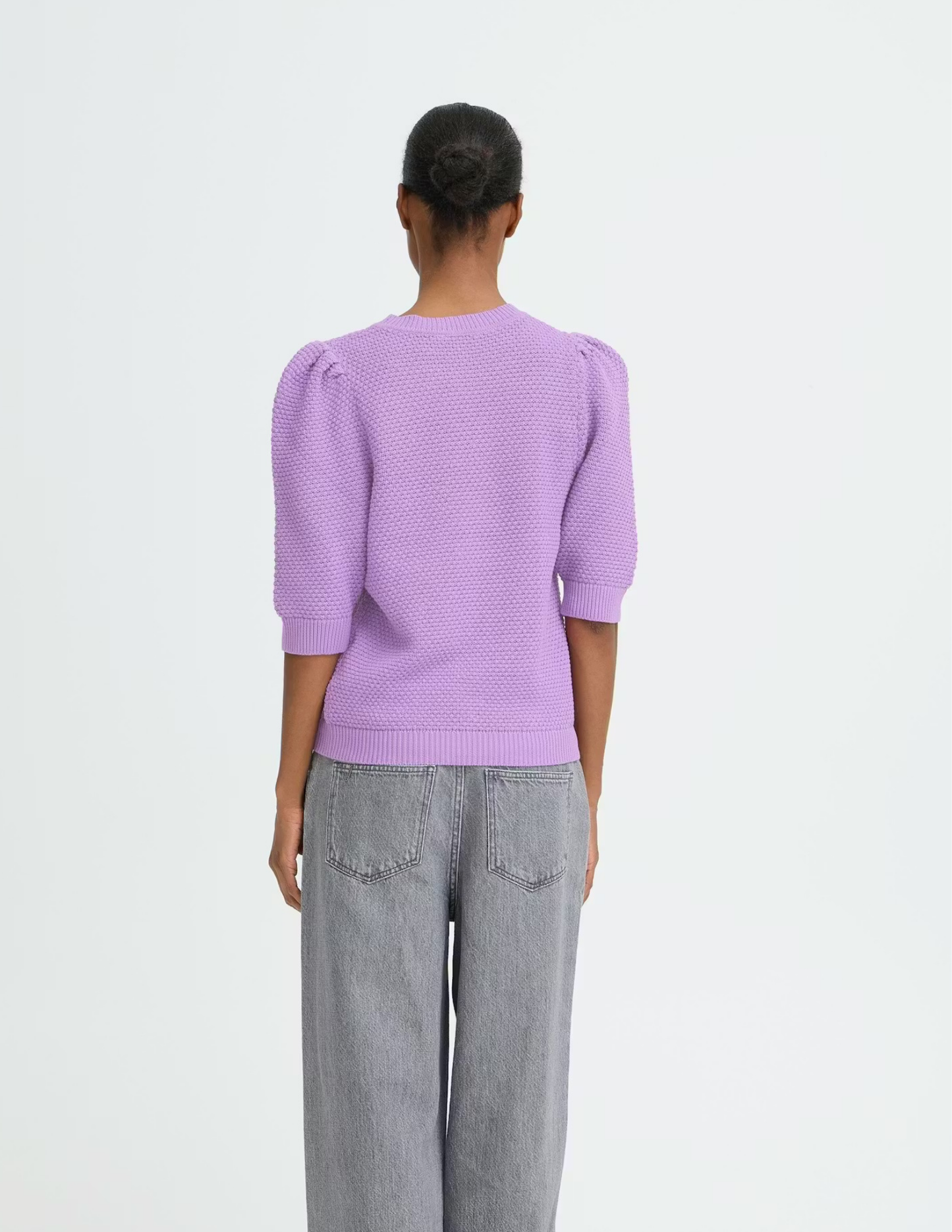 Mikala SS Sweater- English Lavender