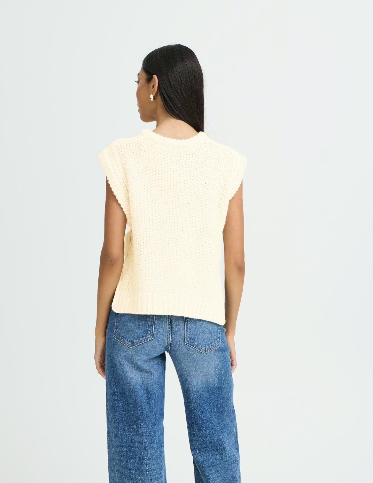 Nitta Sweater Vest- Birch