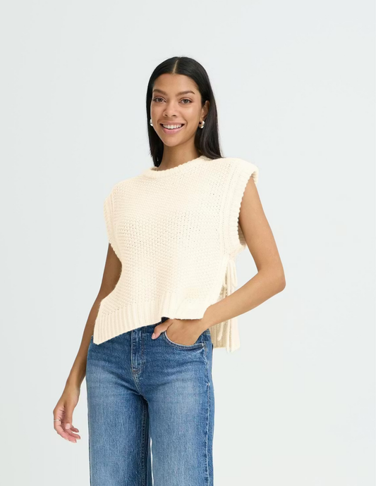 Nitta Sweater Vest- Birch