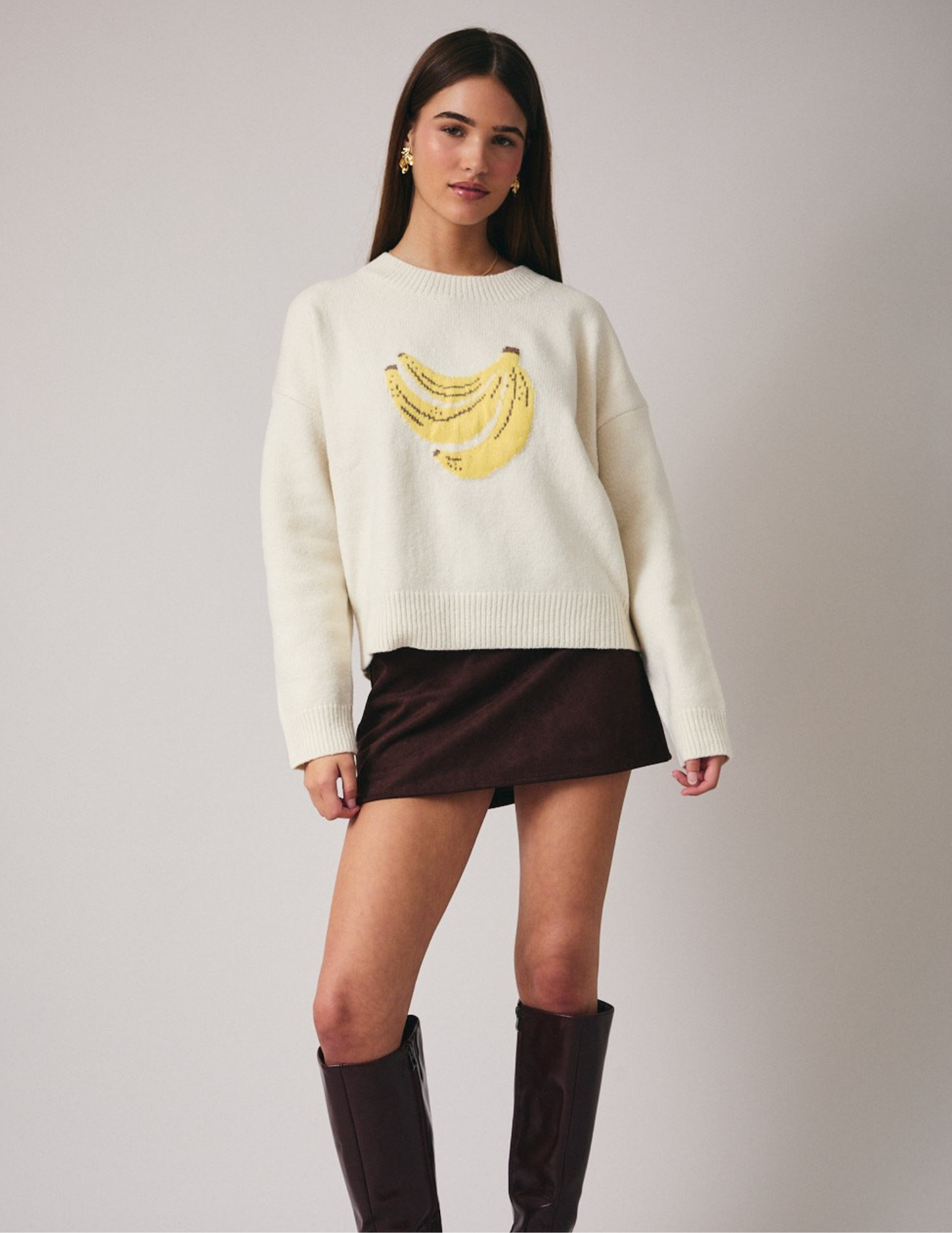 Banana Graphic Sweater
