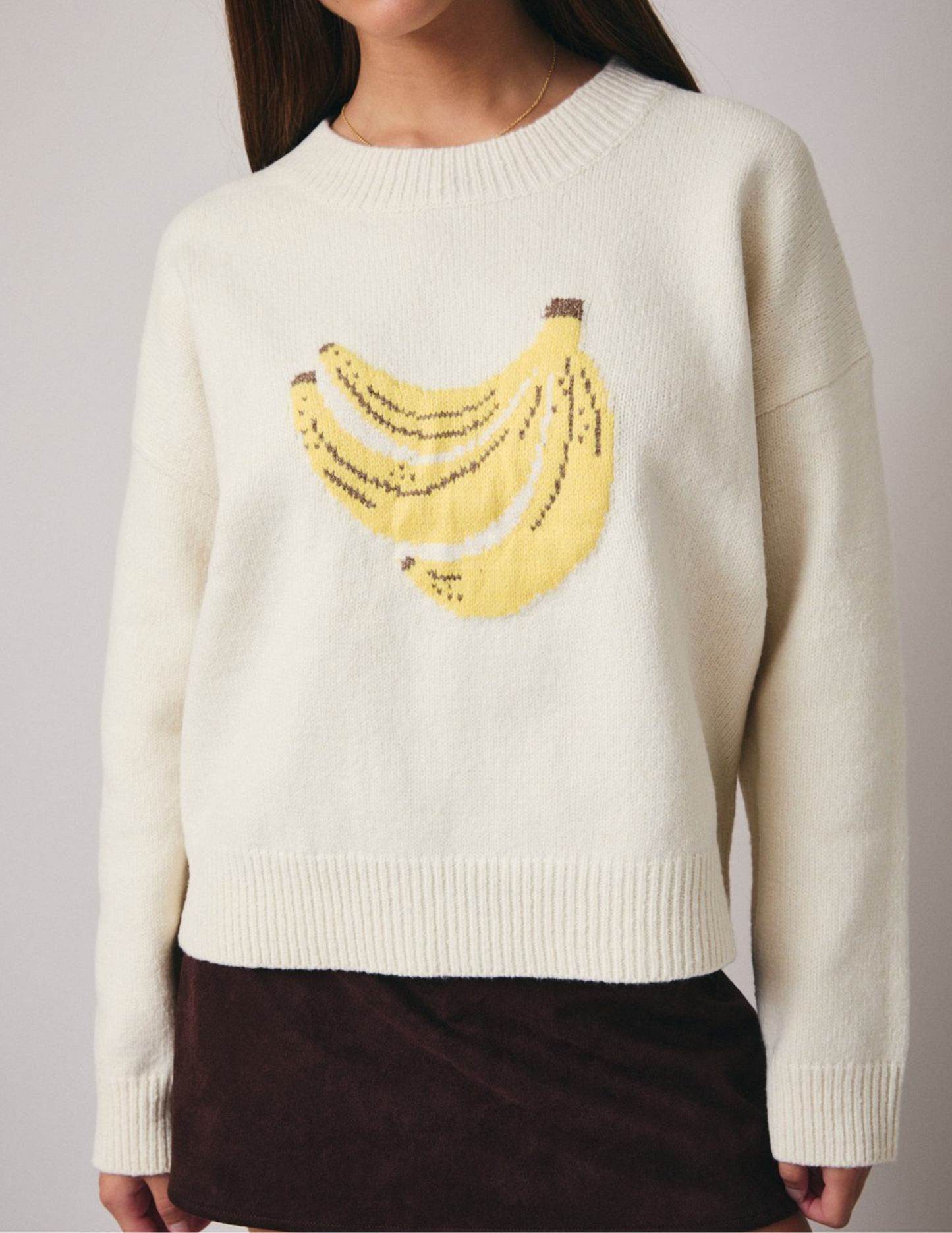 Banana Graphic Sweater