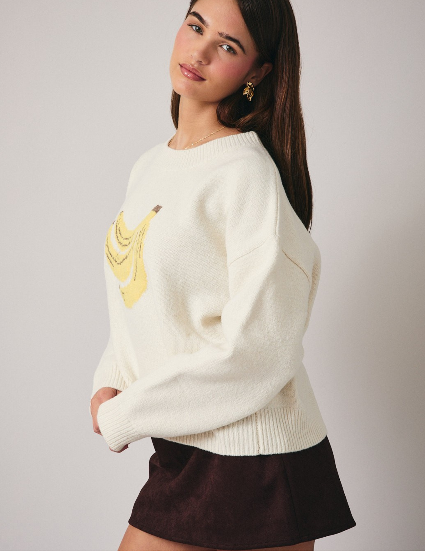 Banana Graphic Sweater