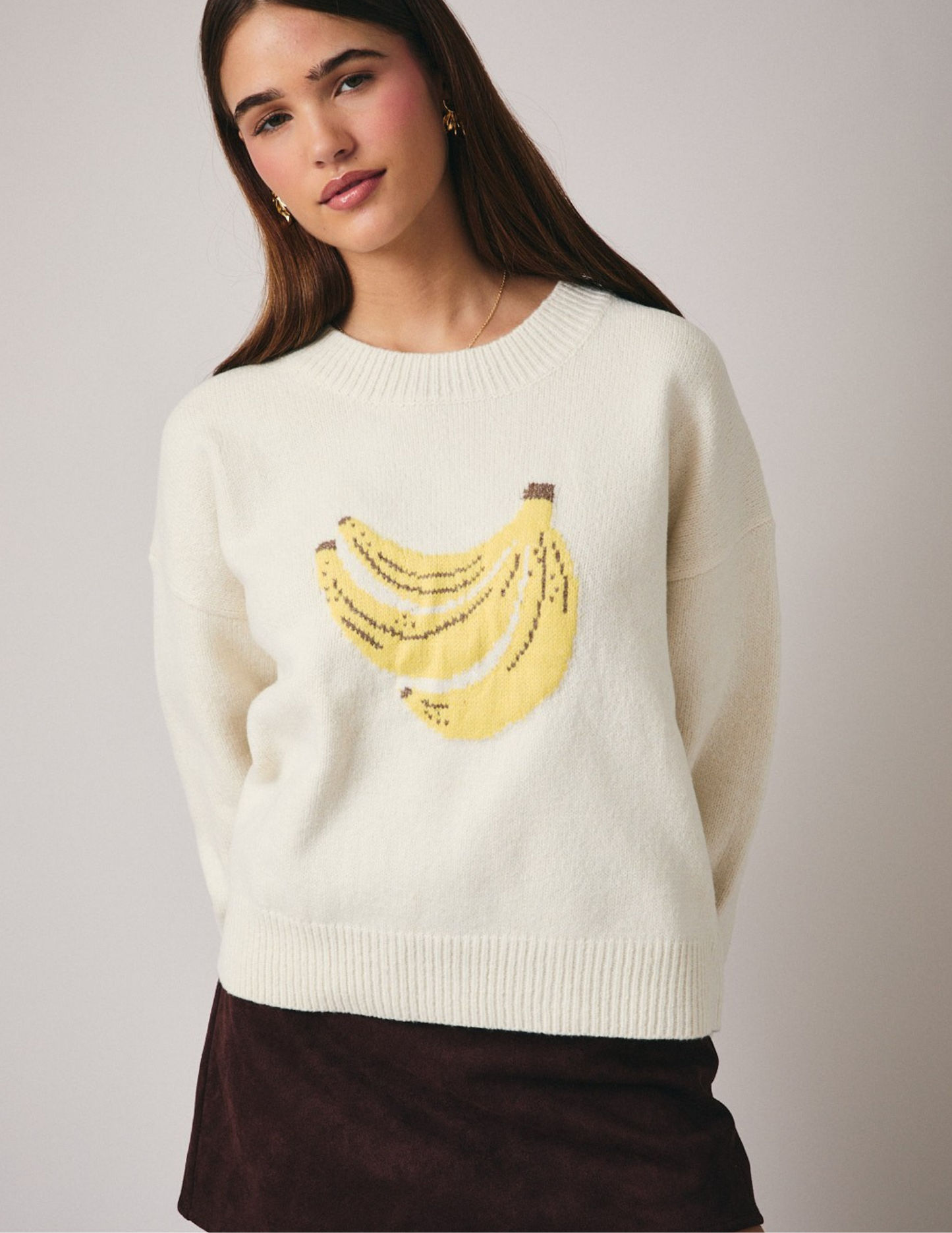 Banana Graphic Sweater