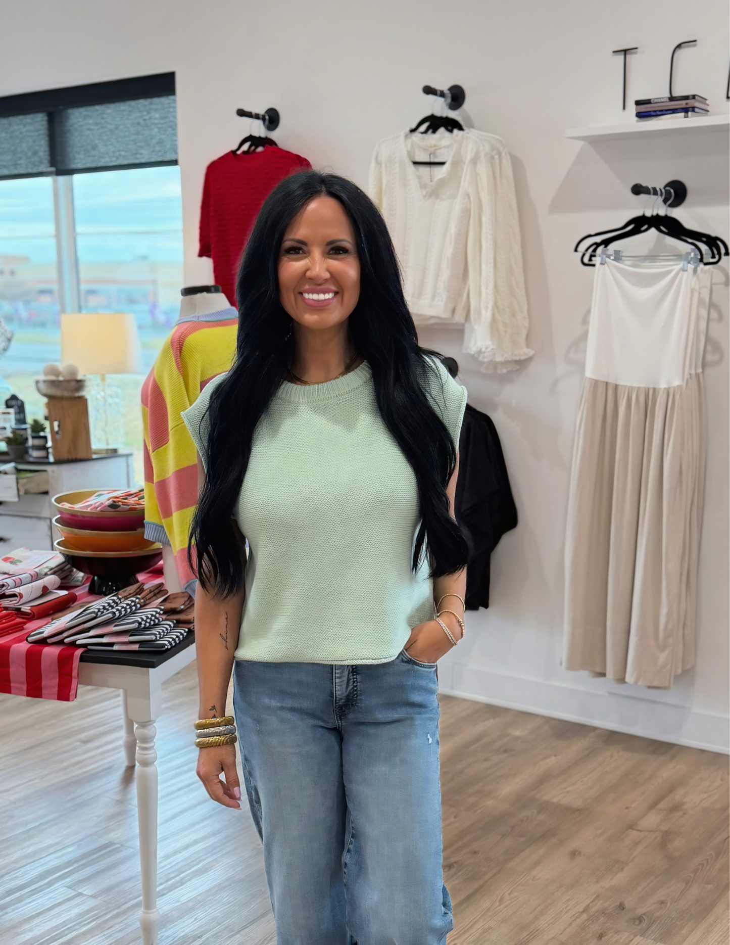 Effortless Sweater Vest Top