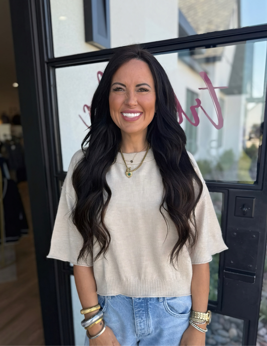 Fall Lightweight Sweater- Oatmeal