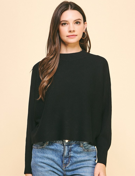 Favorite Fall Sweater- Black - Tres Chic Boutique