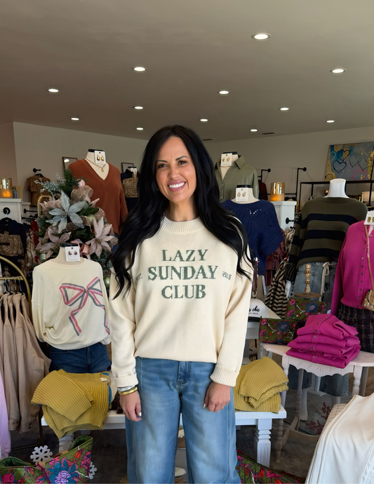Lazy Sunday Club Sweater