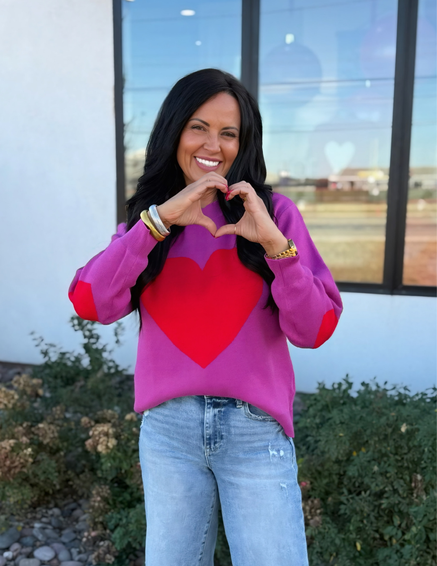 Lumia Heart Pull Over Sweater