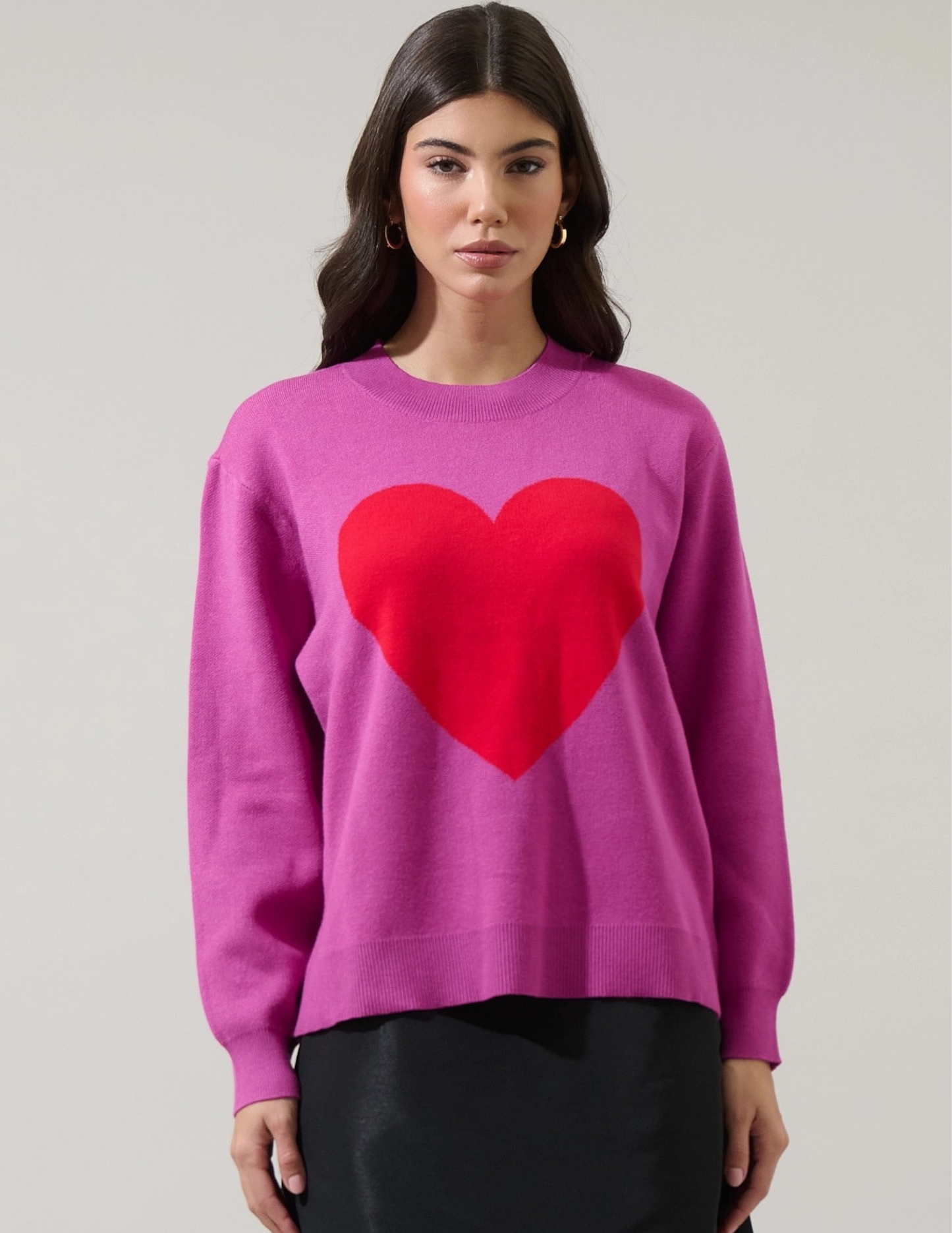Lumia Heart Pull Over Sweater