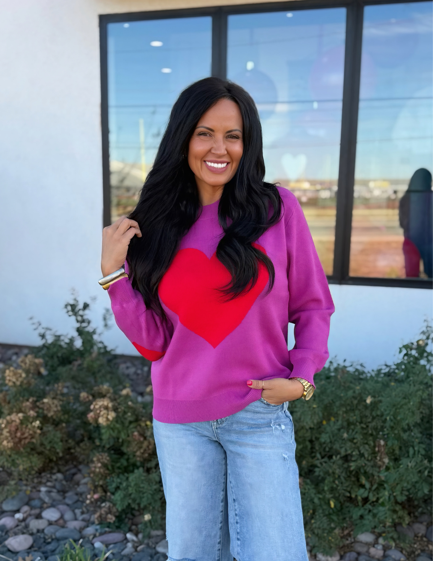 Lumia Heart Pull Over Sweater