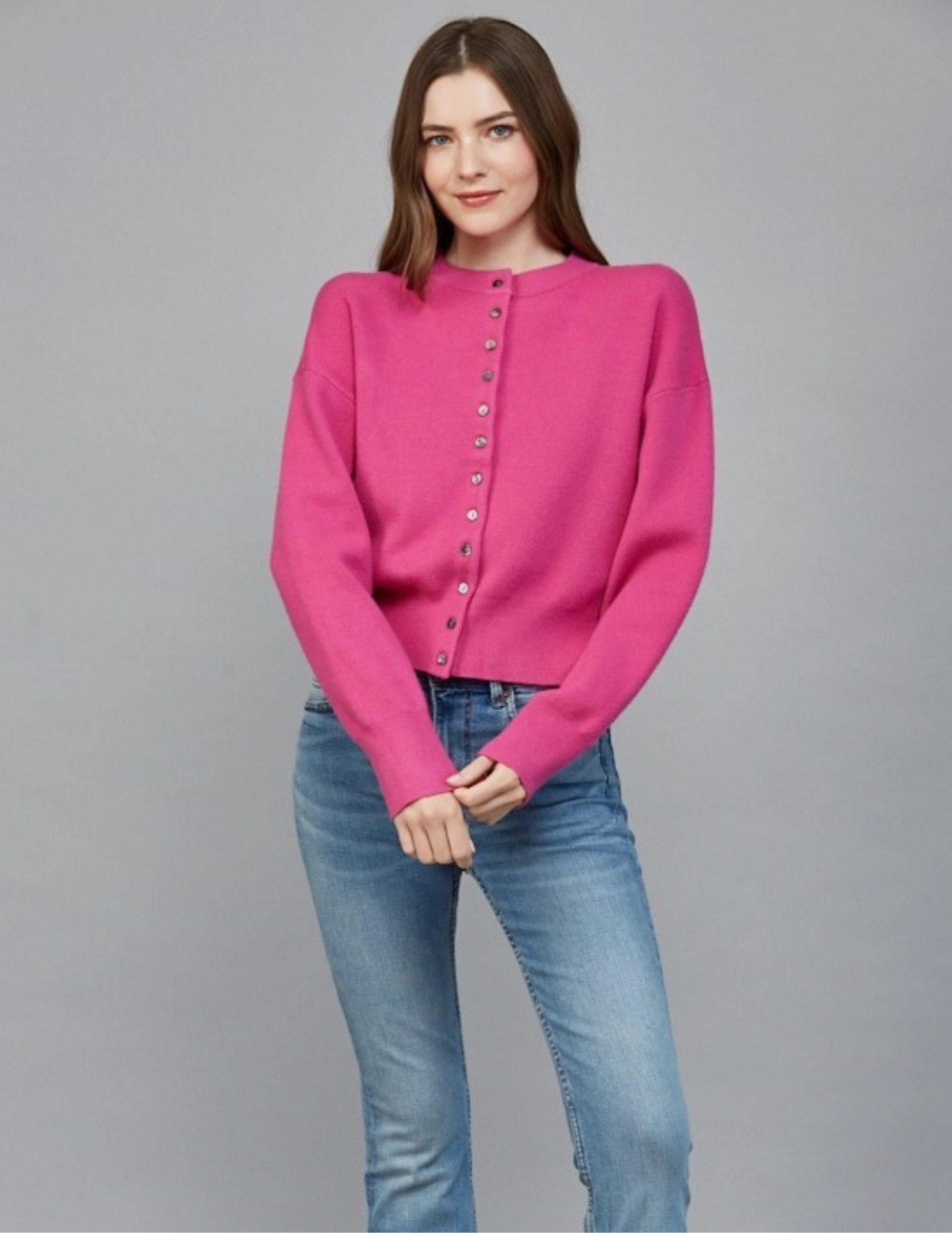 Magenta Cardigan