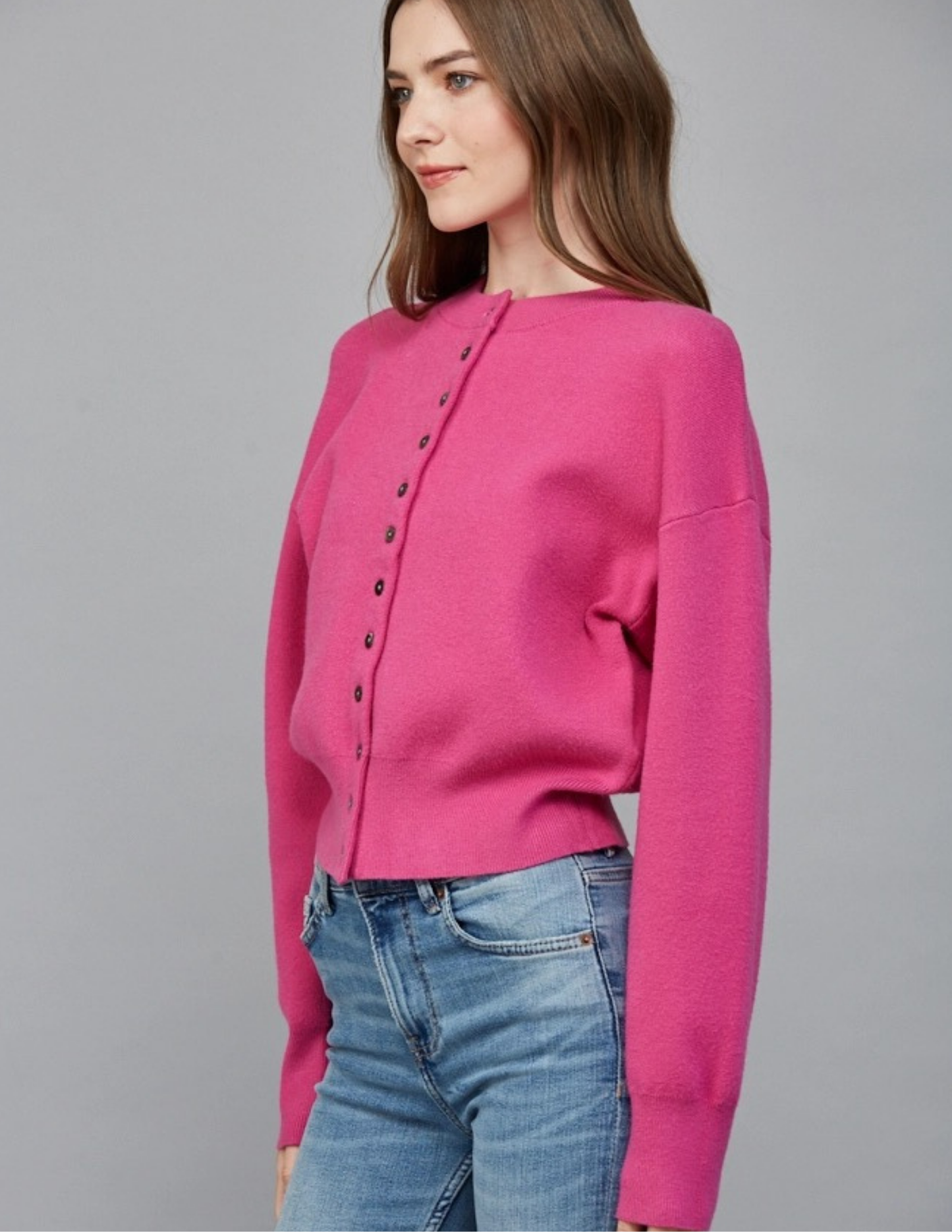 Magenta Cardigan