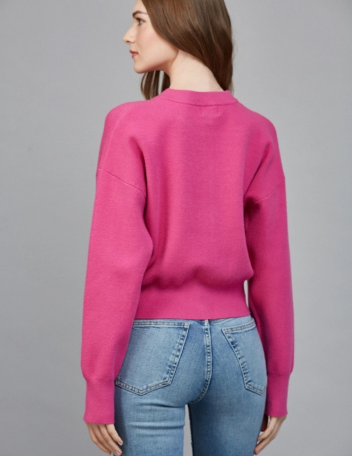 Magenta Cardigan