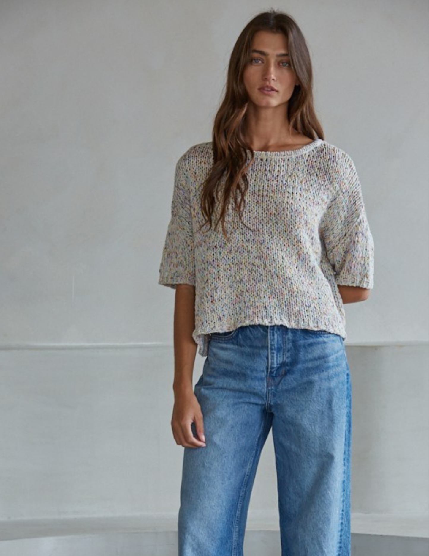 Oatmeal Confetti Sweater