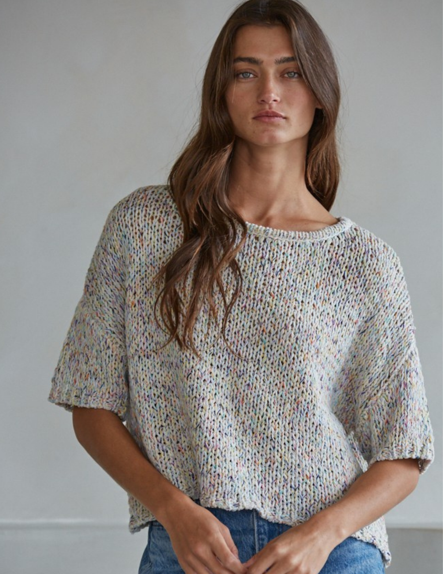 Oatmeal Confetti Sweater