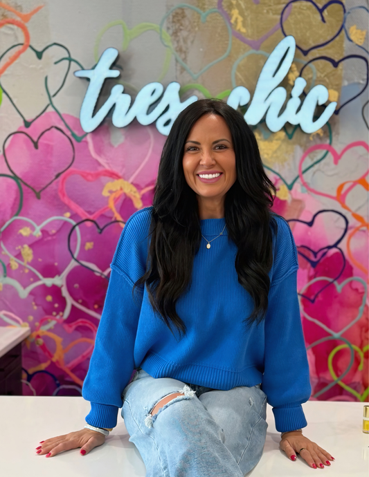 Regina Sweater- Cobalt