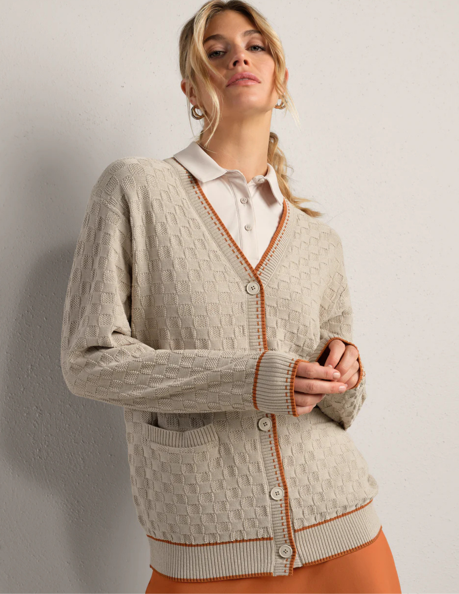 Rhone Apparel Birdie Oversized Cardigan - Dark Sand - Tres Chic Boutique
