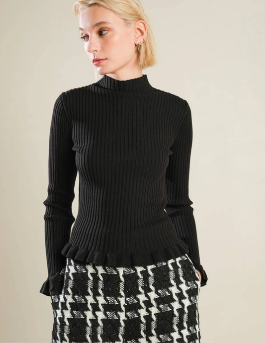 Kiss Me In The Morning Sweater Top - Tres Chic Boutique