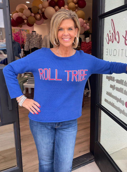 Roll Tribe Knit Sweater - Tres Chic Boutique