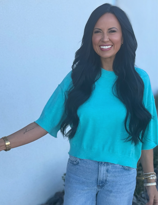 Spring Lightweight Sweater- Mint