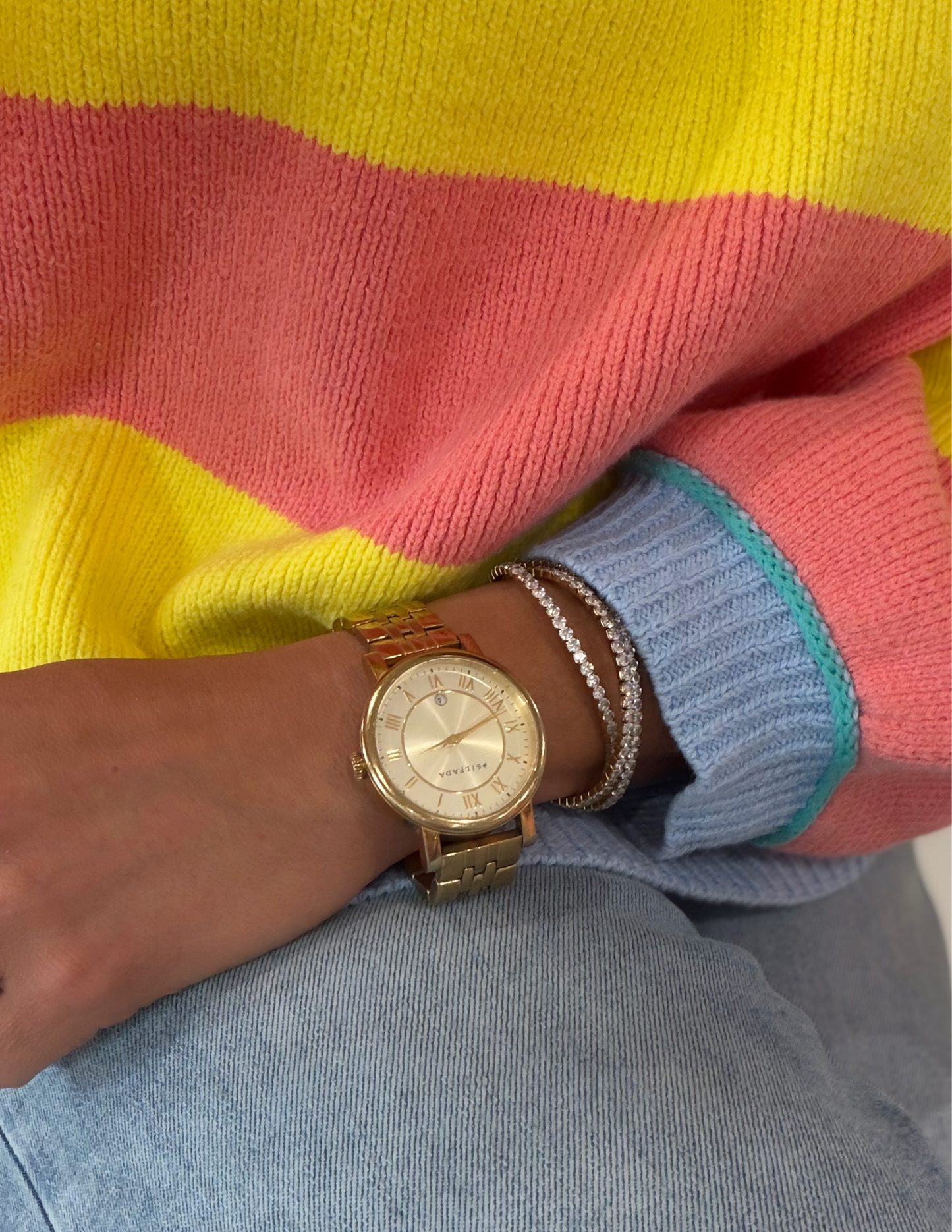 Striped Crewneck Sweater