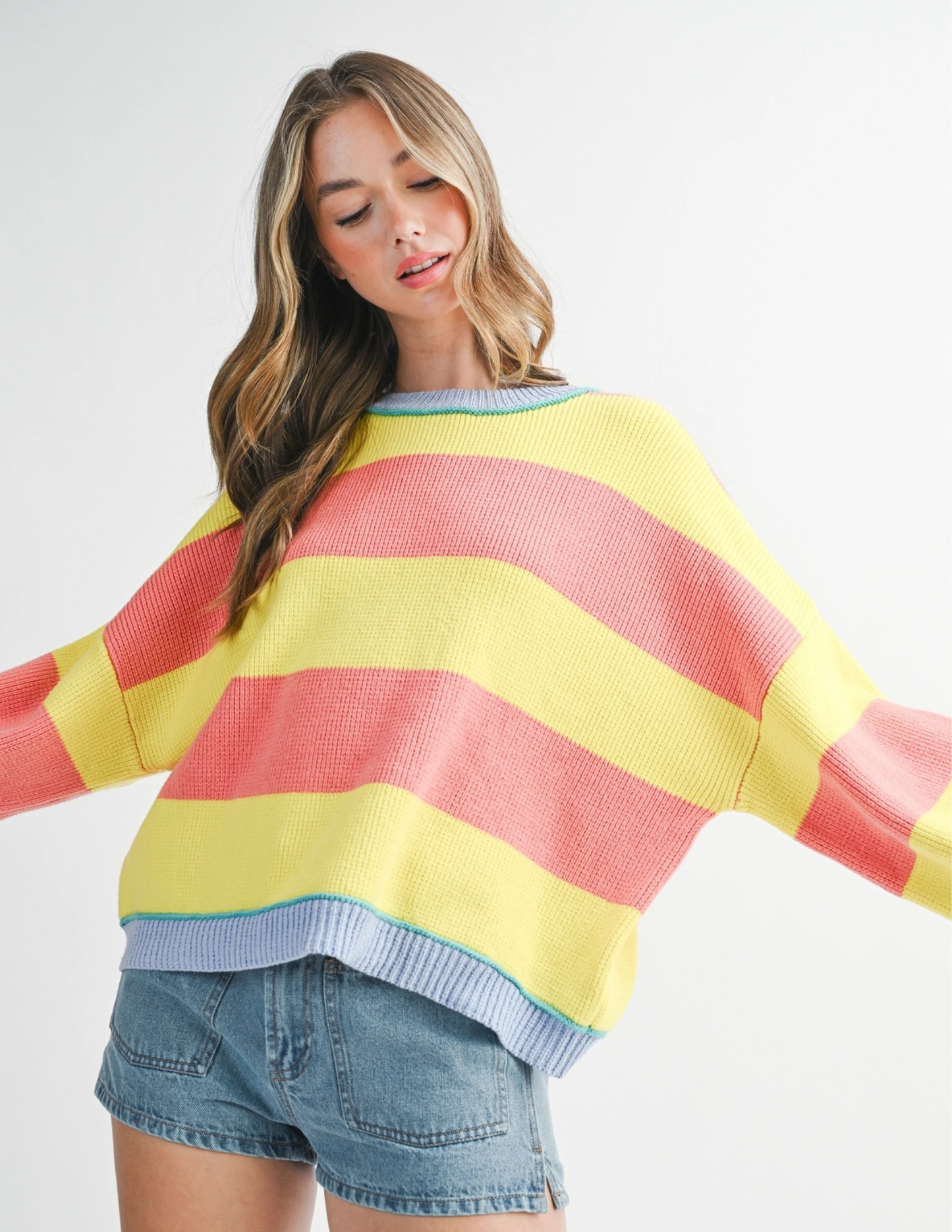 Striped Crewneck Sweater