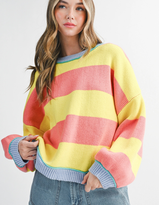 Striped Crewneck Sweater