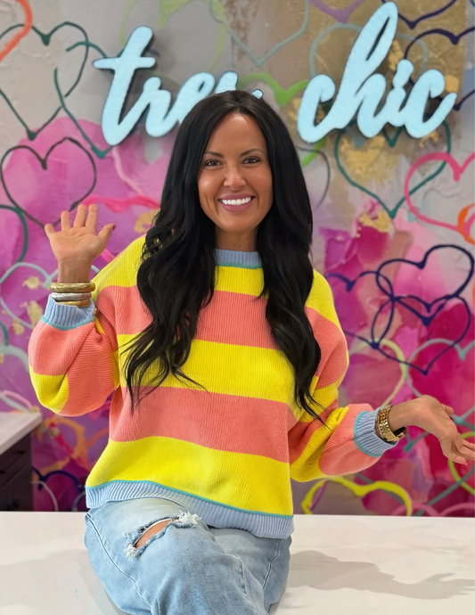 Striped Crewneck Sweater