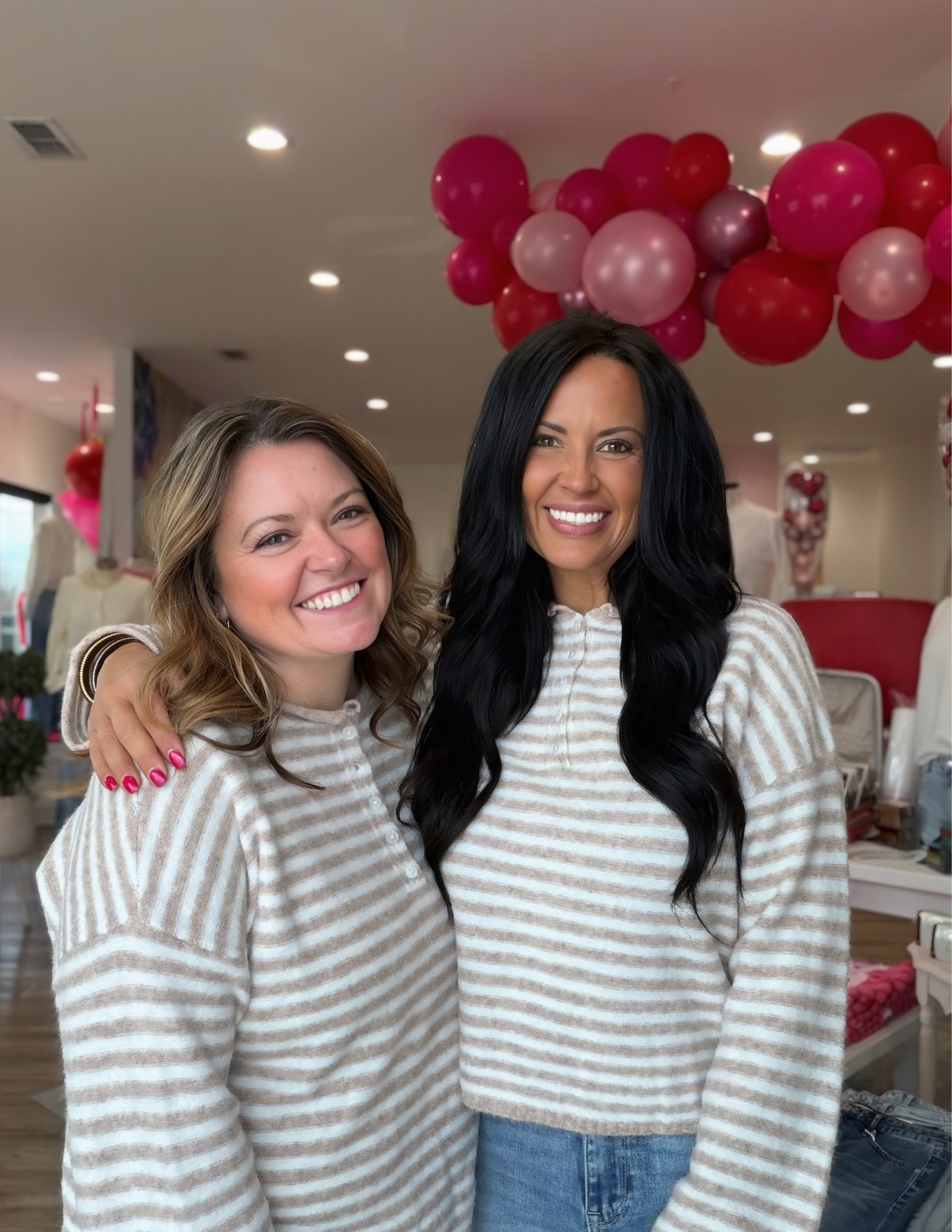 Striped Pullover Sweater- Oatmeal