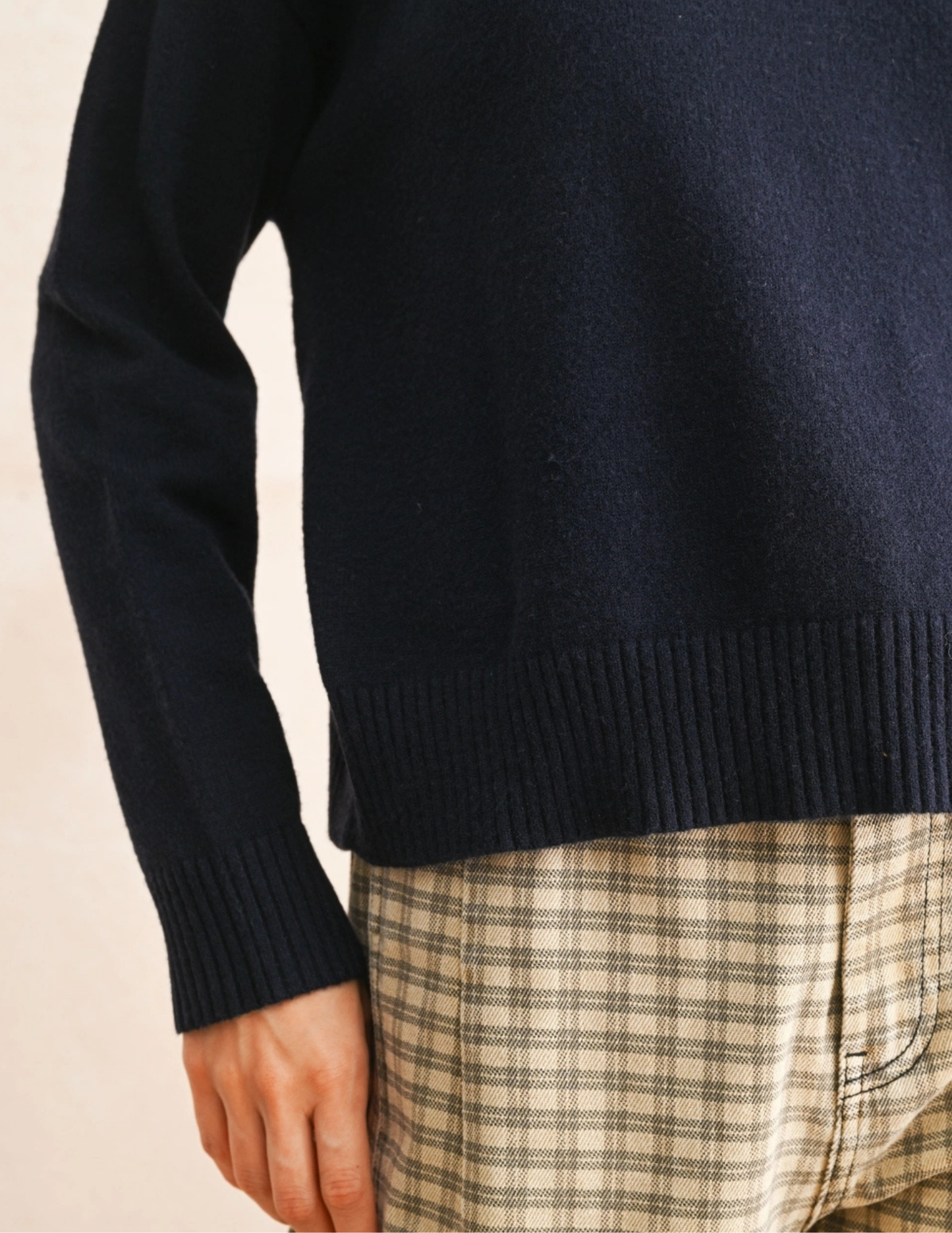 Sweater Top- Navy