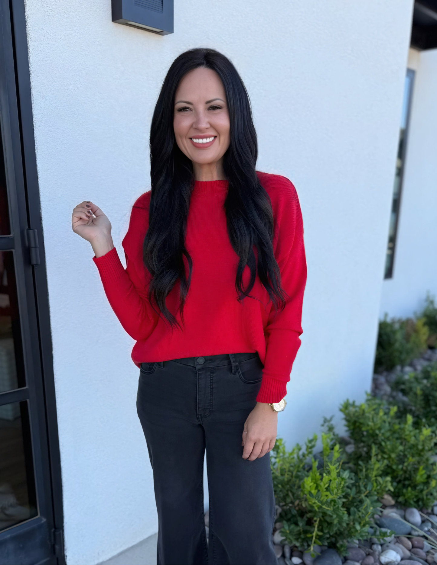 Sweater Top- Red