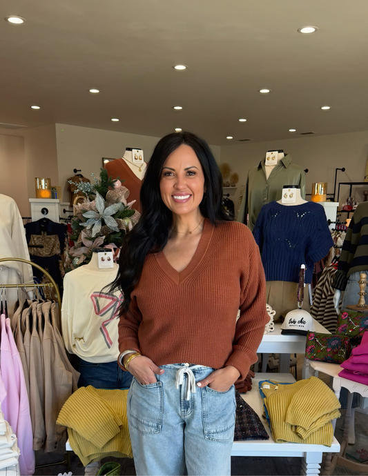 Cornelia Sweater- Rustic Brown