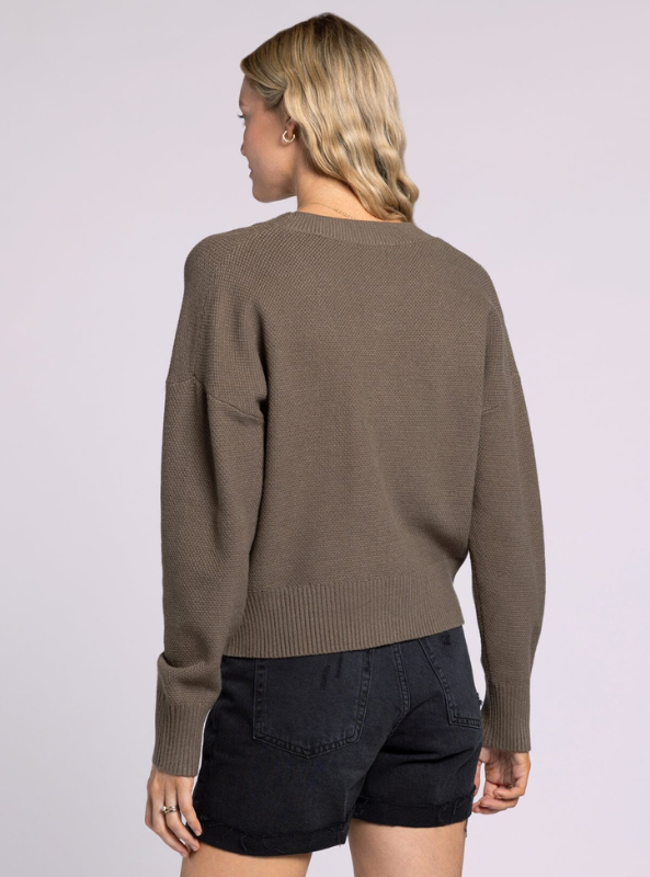 Adley Cardigan- Deep Olive