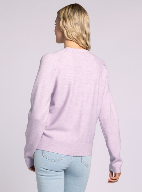 Barrett Sweater- Heather Lilac