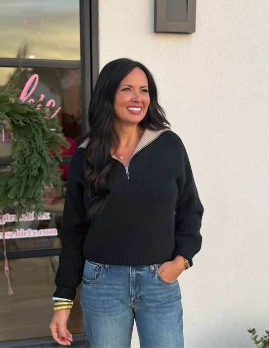 Celia Pullover- Black