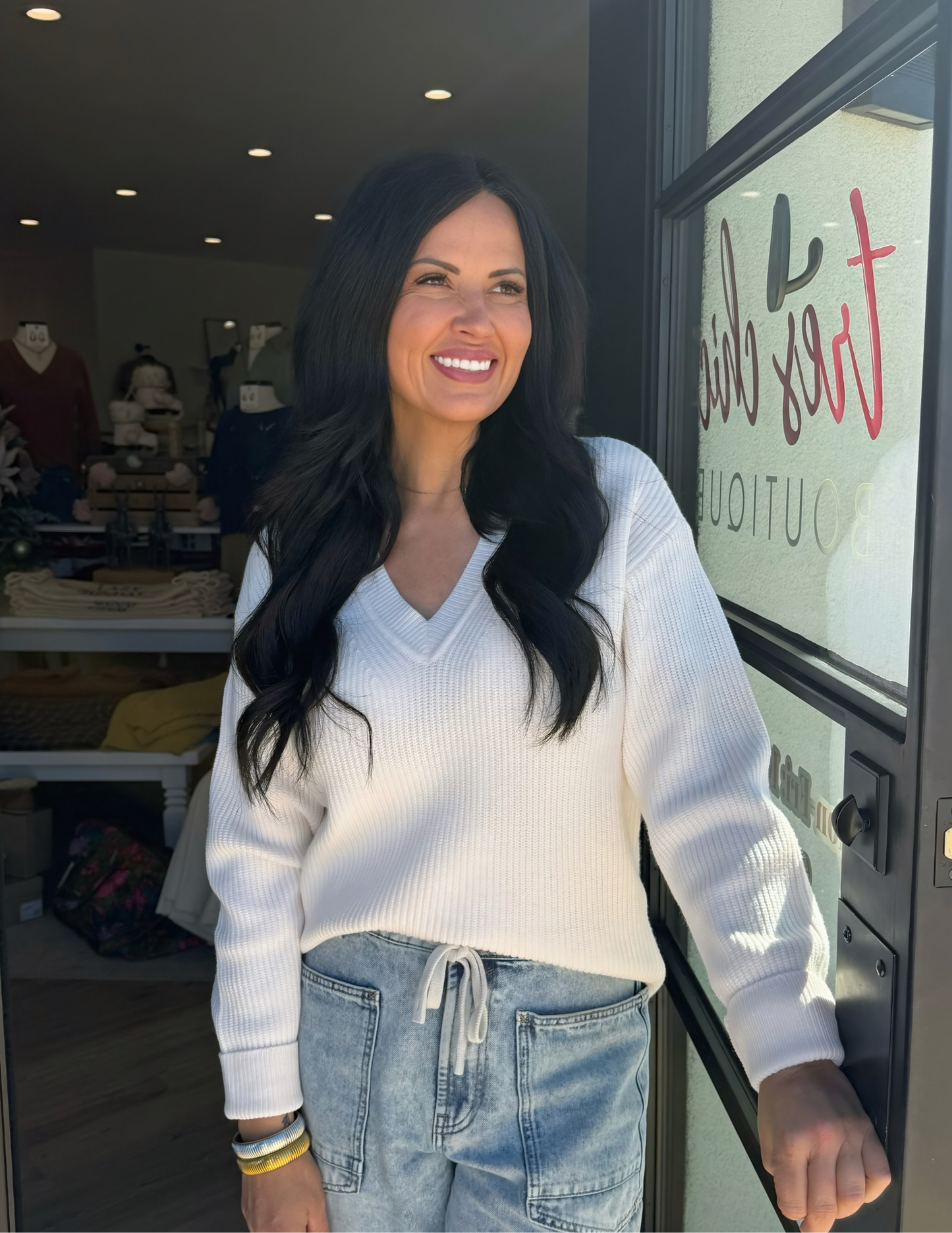 Cornelia Sweater- Ivory