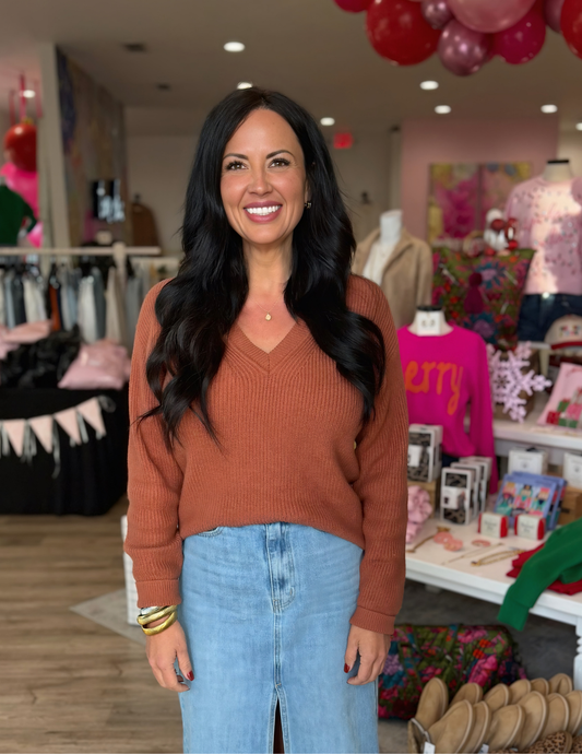 Cornelia Sweater- Rustic Brown