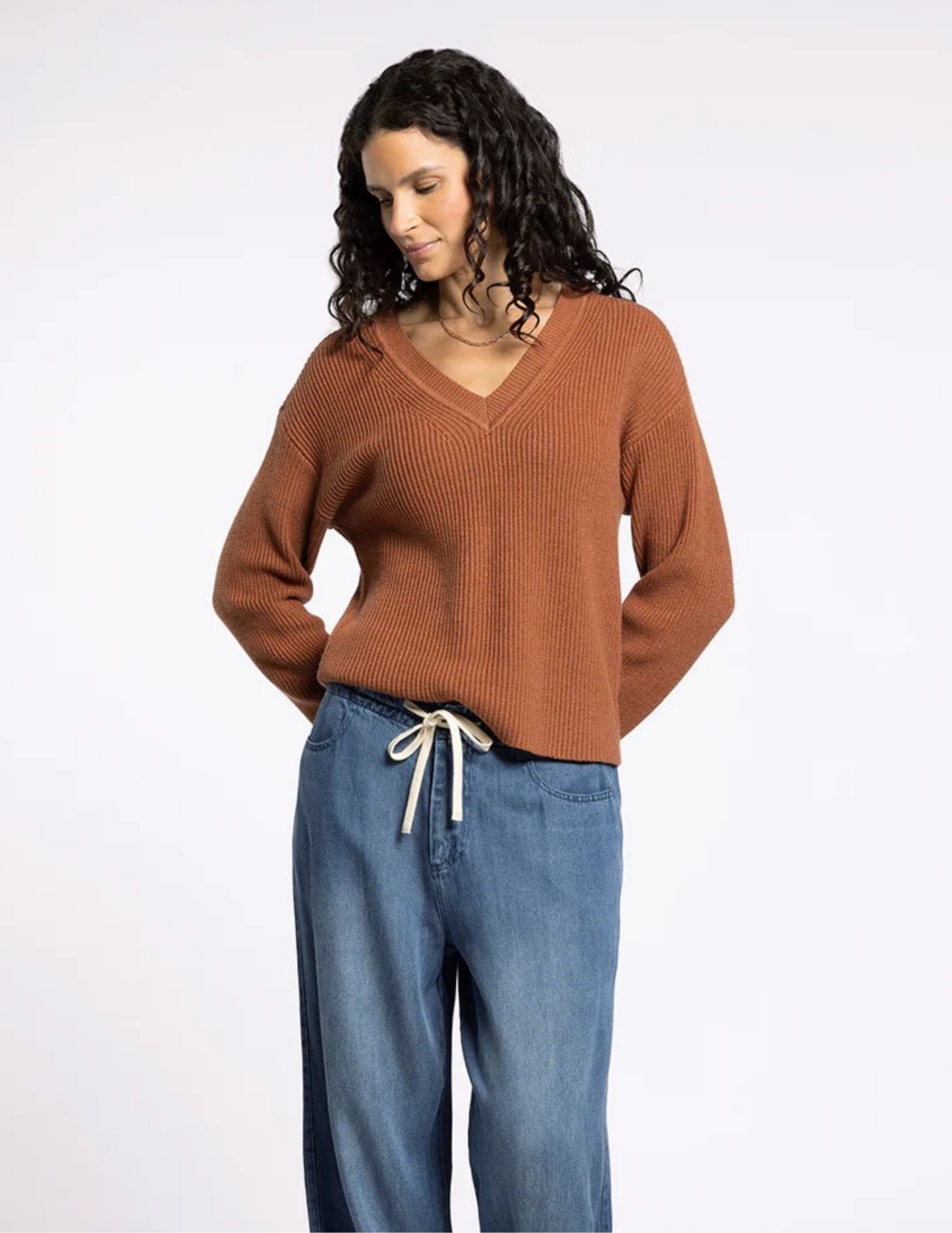 Cornelia Sweater- Rustic Brown