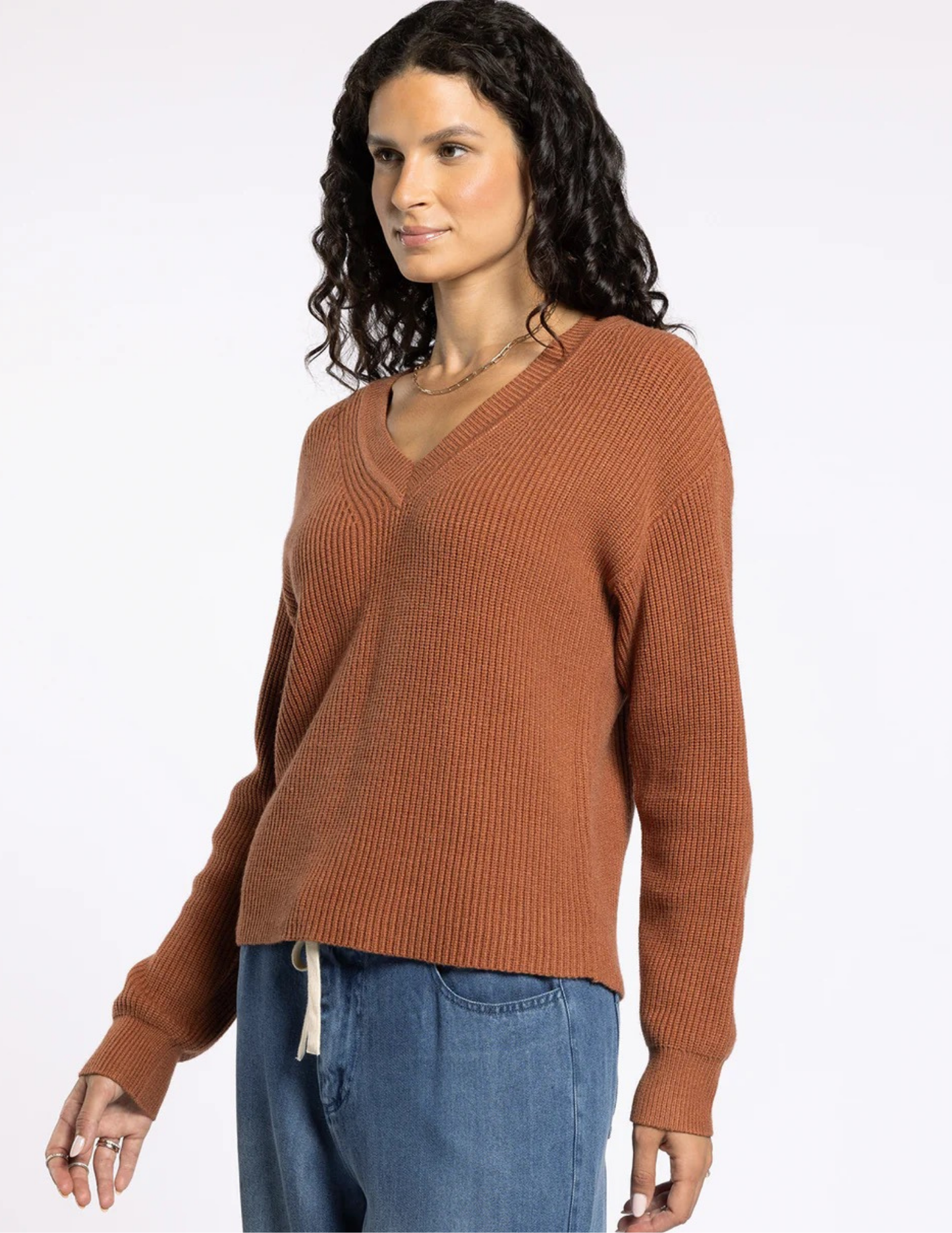 Cornelia Sweater- Rustic Brown